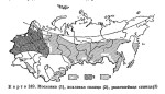 Хохлатая синица - Parus cristatus карта ареала обитания-1