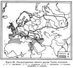 Певчий дрозд - Turdus philomelos карта ареала обитания-1