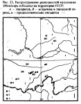 Рыжехвостая мухоловка - Muscicapa ruficauda карта ареала