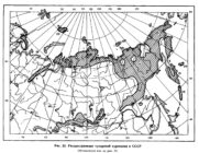 Распространение тундряной куропатки в СССР