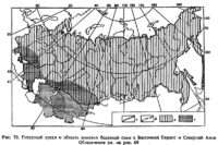Гнездовой ареал и область зимовки болотной совы в Восточной Европе и Северной Азии